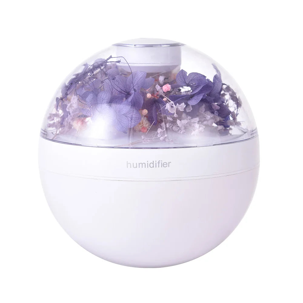 Eternal Flower Humidifier – Silent Night Light Air Diffuser