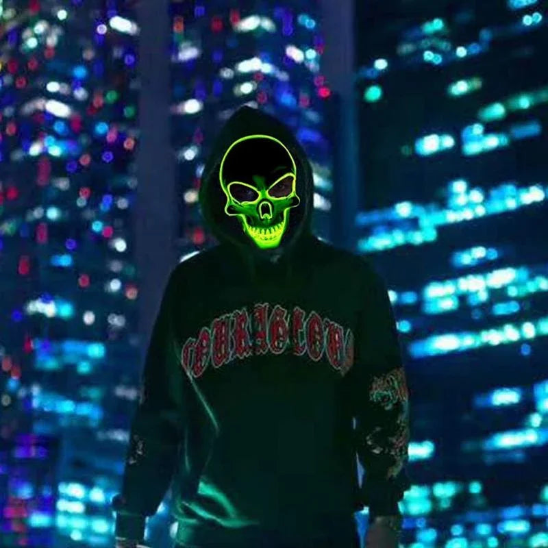 LED Skull Mask 👻 – Stand Out This Halloween
